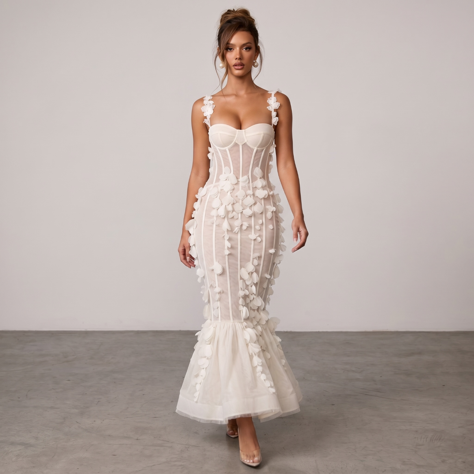 Elegant Flower Bell Dress