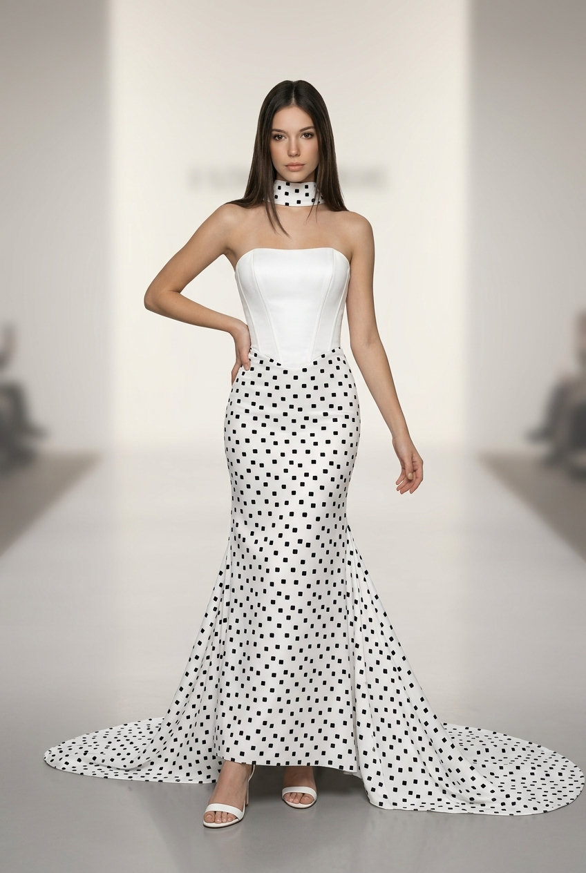 Lady Poka Dot Dress