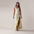 Lace Yellow Dress
